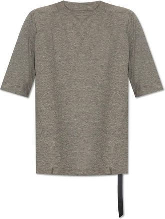 Rick Owens Tops, Dames, Grijs, ONE Size, Katoen, T-shirt met korte mouwen