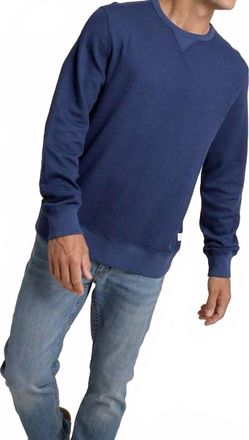 Southern Tide Bluffton Crew Top In Dress Blue