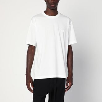 Yohji Yamamoto White cotton T-shirt with logo