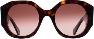 Chloé Round Dark Havana Brown Gradient CH0234S