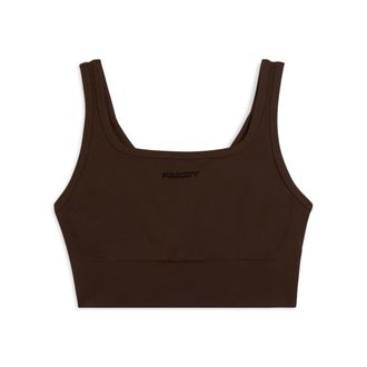 Freddy Top sportivo seamless supporto medio con inserti a costine