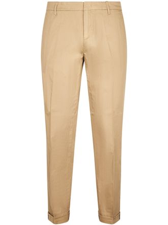 Dondup Mid-Rise Relaxed Fit Trousers with Cuffed Hem