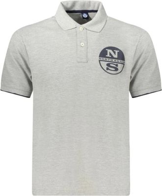 North Sails Hombre, Camisetas, Gris, Talla: 2XL