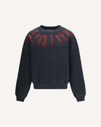 Palm Angels Big neck logo Sweatshirt Male XL