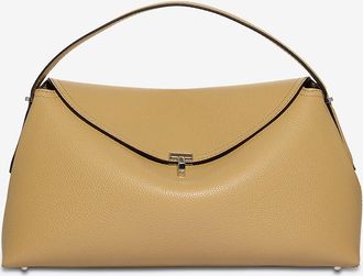 Toteme Handgefertigte Ledertasche mit T-Lock Beschlag