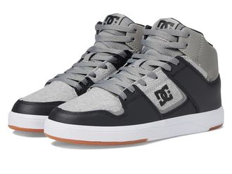DC Cure Casual High-Top Skate Shoes Sneakers Mens Shoes Dark Grey/Light Grey : 12 D - Medium, Suede/Leather