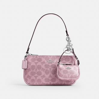 Coach Boxed Nolita 19 And Nolita Bag Charm Set In Signature Canvas