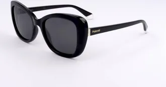 Polaroid Polarized Grey Butterfly Ladies Sunglasses PLD 4132/S/X 0807/M9 53