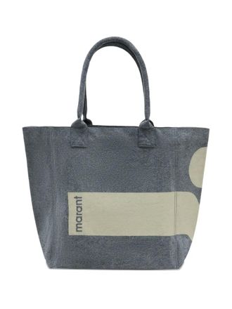 Isabel Marant Borsa tote con stampa - Grigio