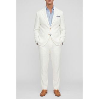 Brunello Cucinelli Off-White Deconstructed Blazer, Brand Size 48 (US Size 38)