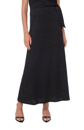 Vince Camuto A-Line Maxi Skirt in Rich Black at Nordstrom, Size X-Small
