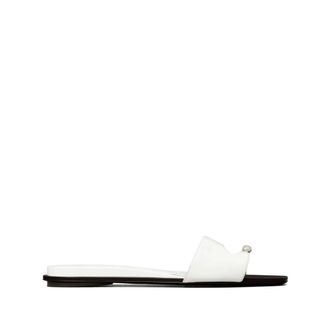 Tory Burch Tory Burch, Sliders, female, Gray, Size: 7 1/2 US Pierced Slide