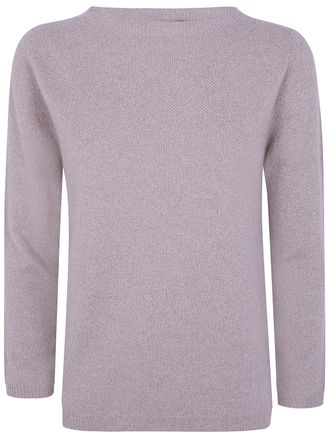 Fabiana Filippi Sweater Boatneck Lurex Platinum