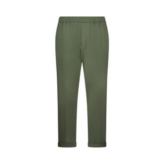 Liu Jo Slim-fit Trousers, male, Green, Size: XS Joggers Slim-Fit in Jersey