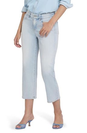 NYDJ Piper Crop Relaxed Straight Leg Jeans in Desert Shoreline at Nordstrom, Size 14