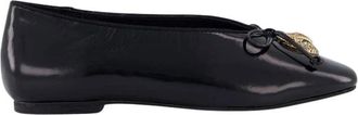 Kurt Geiger Dames Sloane Eagle Ballerina - Dames - Ballerinas - Zwart - 38 EU - Schoenen