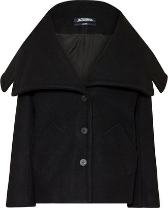 Jacquemus Le Caban Caruso Draped Collar Jacket