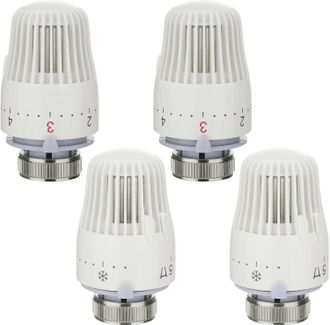 OEM Cabezal De Radiador Termost&aacute;tico Con 5 Funciones De Ajuste, V&aacute;lvula Termost&aacute;tica Para Radiador Con Protecci&oacute;n Antihielo, V&aacute;lvula Termost&aacute;tica Para Ofi