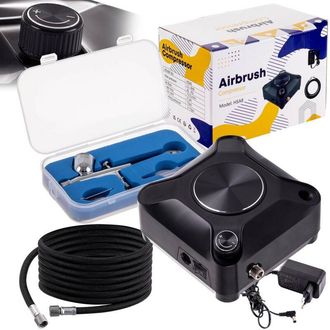 OEM Compresor Aer&oacute;grafo Aer&oacute;grafo 0.3 Manguera 170cm Regulaci&oacute;n Auto Stop Compresor