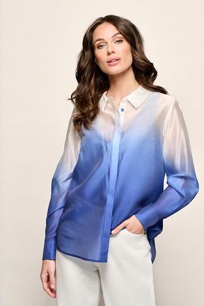 Mart Visser Juna Blouse Offwhite / Kobalt