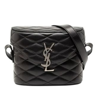 Saint Laurent Pre-owned Cross Body Bags, female, Black, Size: ONE SIZE Pre-owned Vintage Shoulder Bag