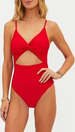 Beach Riot Annalisa Textured One-Piece Swimsuit at Nordstrom, Size Small