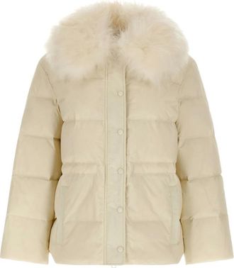 Yves Salomon Chaqueta de plum&oacute;n - Jackets - Mujer - Blanco - M