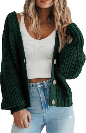Cardigan Festif Femme Pour Noël - Modèle Court Col V, Motifs Sapins/rennes, Confortable Et élégant Pour Les Fêtes - 12
