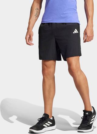adidas Shorts ADIDAS PERFORMANCE GYM+, Herren, Gr. XXL, L&auml;nge 7, schwarz (schwarz, innenbeinl&auml;nge ca. 18 cm), Obermaterial: 87% Polyester, 13% Elasthan, Hose