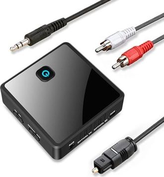 OEM Transmisor/receptor Bluetooth 2 En 1 Adaptador De Audio Bluetooth 5.0 Adaptador De Transmisor/receptor De Baja Latencia Con Cable &Oacute;ptico Toslink Rca 3