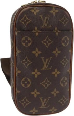 Louis Vuitton Pre-owned Belt Bags, female, Brown, Size: ONE SIZE Pre-owned Vintage Canvas Belt Bag