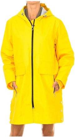 Superdry Regen Regenjas - Dames - Regenjassen - Geel - 2XS - Katoen - Jassen