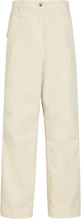 Dries Van Noten Pincks Pants - Dames - Straight fit broeken - Beige - XS - Broeken