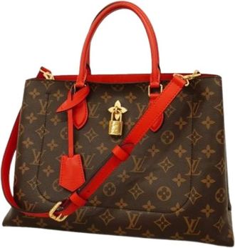 Louis Vuitton Pre-owned Handbags, female, Brown, Size: ONE SIZE Pre-owned Monogram Flower Tote