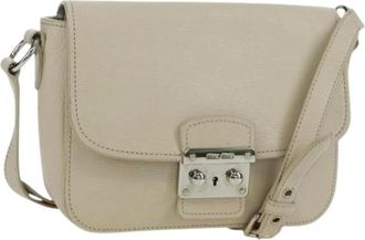 Miu Miu Pre-owned Cross Body Bags, female, Beige, Size: ONE SIZE Pre-owned Shoulder Bag