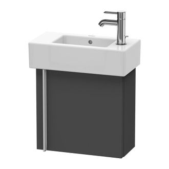 Duravit Duravit Vero Vanity Unit Wall Hung 6270, Con 1 Puerta, Puerta Colgada A La Derecha, 450 Mm, Color (frente/cuerpo): Grafito Mate Decoraci&oacute;n - Ve6270r49