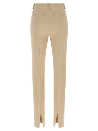 Sportmax Womens Beige Viscose Dress Pants