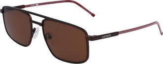 Lacoste L255S 201 Mens Sunglasses Brown Size 56