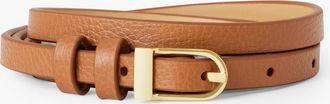 Talbots Slim Leather Belt - Havana Tan - Medium Talbots