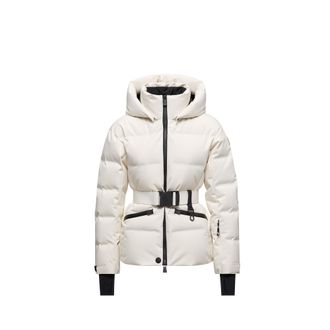 Moncler Moncler Tolima Hooded Insulated Ski Jacket, Women, White, Size: 3