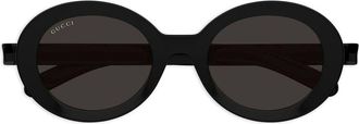 Gucci Occhiali da sole con stampa - Nero