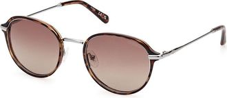 Guess GU00068 Polarized 52H Mens Sunglasses Tortoiseshell Size 53