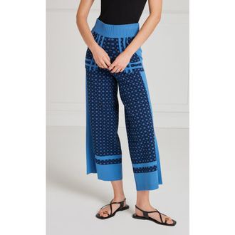 Temperley London Ditzie Knit Trousers in Twilight at Nordstrom, Size X-Large