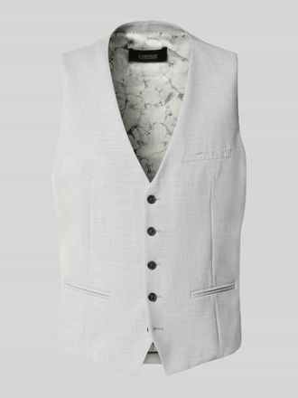 Cinque Weste mit Paspeltaschen Modell Vitra in Hellgrau, Gr&ouml;&szlig;e 44