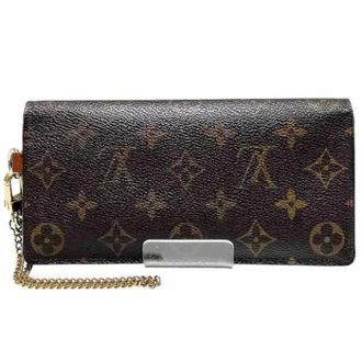 Louis Vuitton Pre-owned Clutches, female, Brown, Size: ONE SIZE Pre-owned Portefeuille Accordeon Monogram Long Wallet