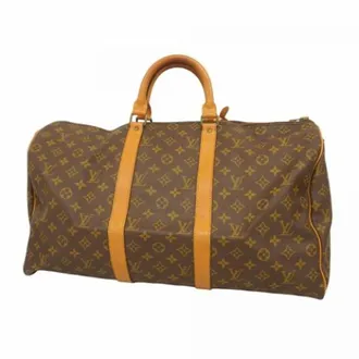 Louis Vuitton Vintage, unisex, Bruin, ONE Size, Pre-owned Weekendtas