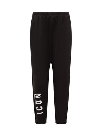 Dsquared2 Black Tapered Joggers Pants