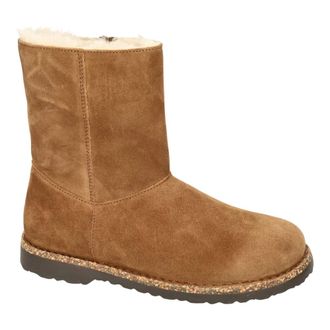 Birkenstock Uppsala Zip Shearling Regular Fit - Dames - Schoenen - Bruin - Maat: 37 EU Zijde