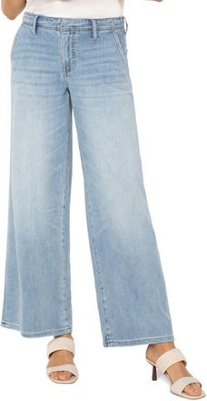 Liverpool L.A. High Waist Wide Leg Jeans in Las Virgenes at Nordstrom, Size 16P