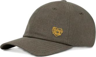 Human Made embroidered logo cap - unisex - Linen/Flax/Cotton - One Size - Green